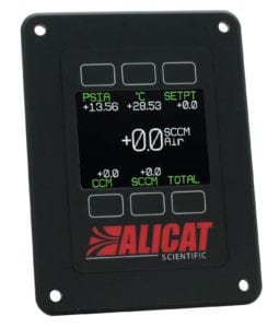Alicat color remote display for panel mounting