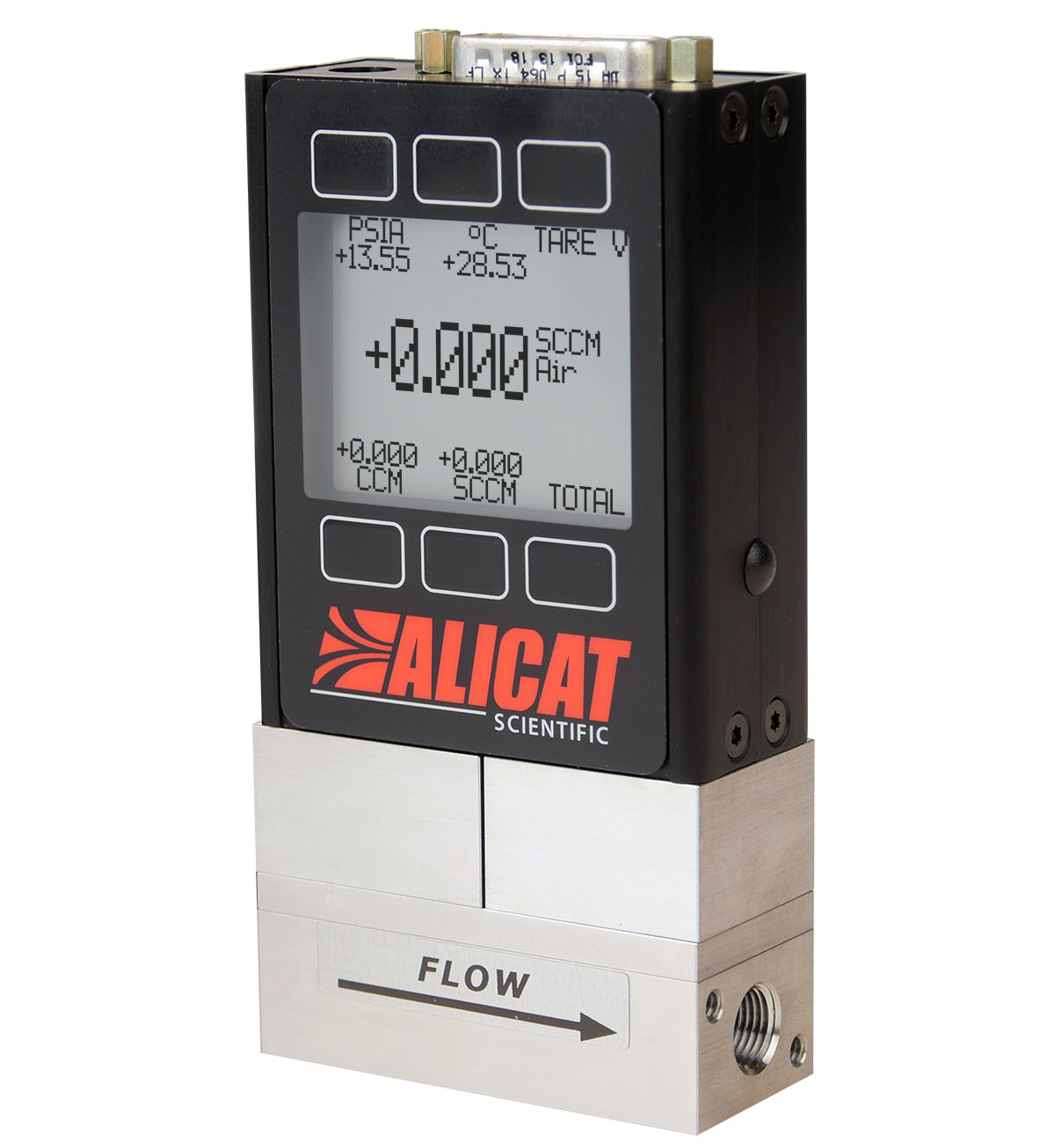 Mass flow meter for high pressure applications: Alicat MQ-series