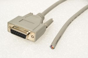 DBC-251 single-ended 15-pin D-sub cable