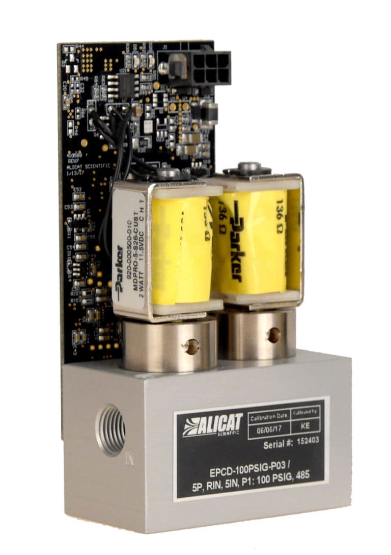 Alicat EPCD dua-valve electronic pressure controller for OEMs