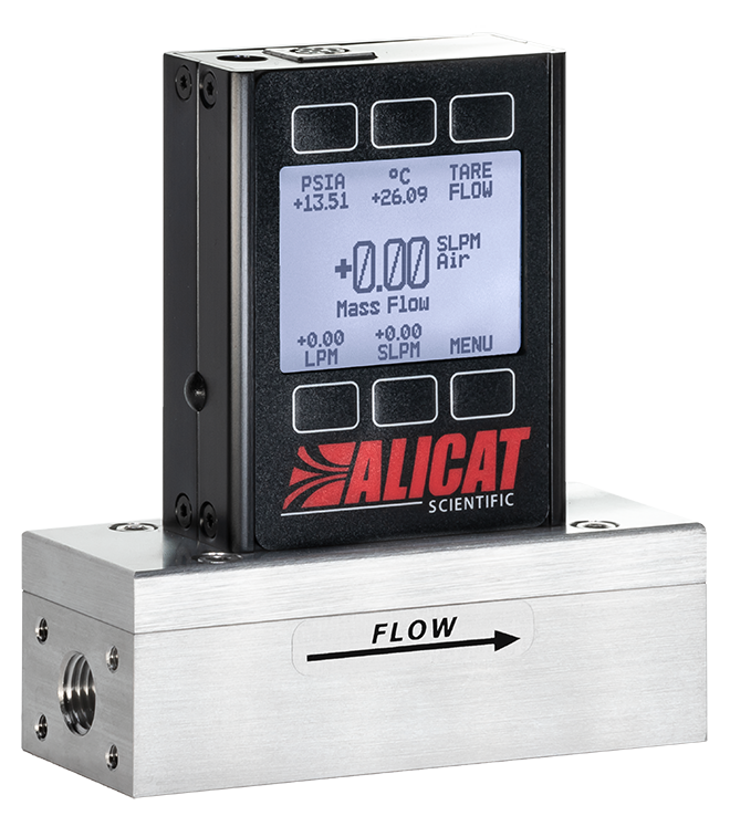 Alicat mass flow meter as part of the peregrine product line