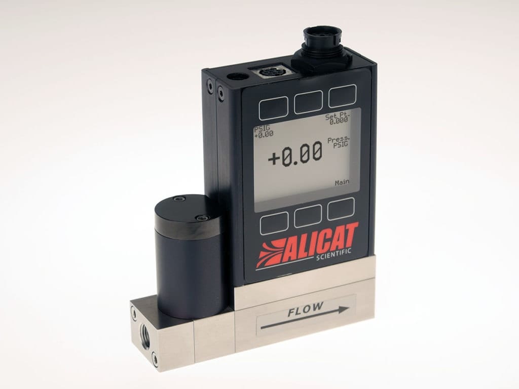 Alicat PC-EXTSEN-series pressure controller with external sensor connector