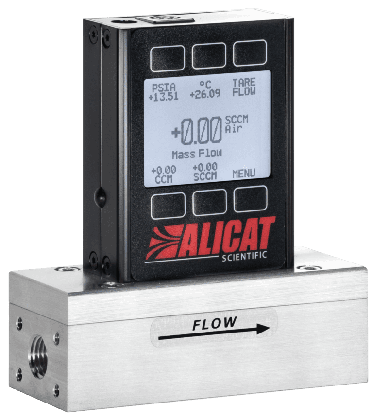 Alicat mass flow meter as part of the peregrine product line