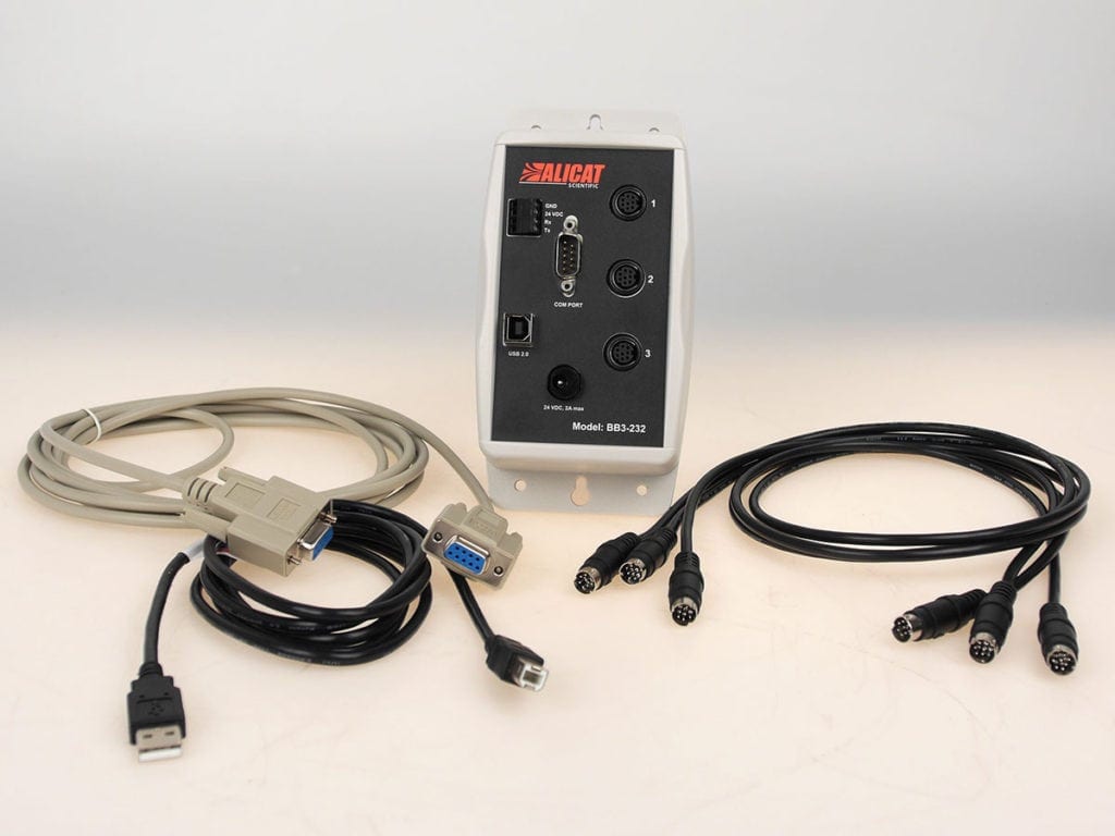 Alicat BB3-232 3-position breakout box kit with included cables