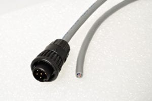 IC Series single-ended 6-pin locking industrial cables
