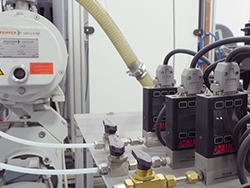 Mass flow controllers used to develop a PVD process