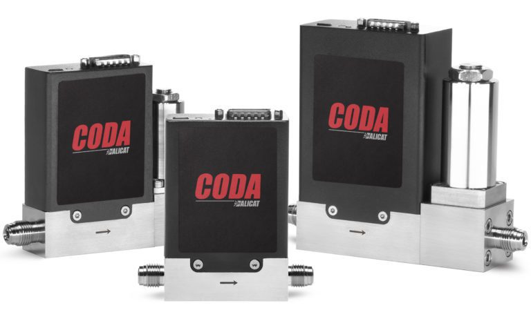 Photo of the Alicat CODA Coriolis device options