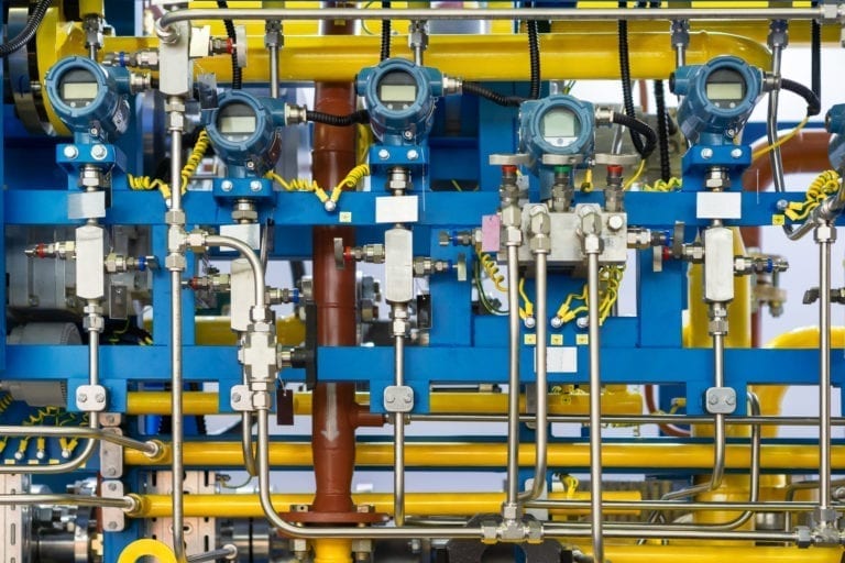 Complicated piping system