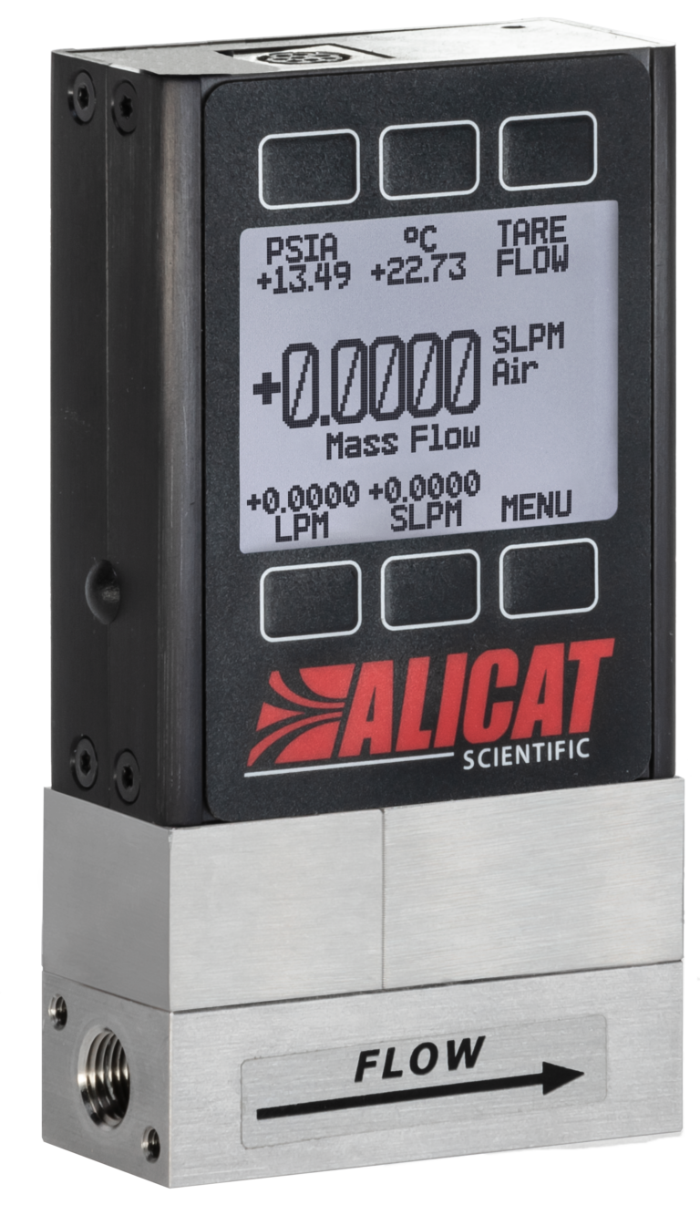 Photo of Alicat MS-Series mass flow meter