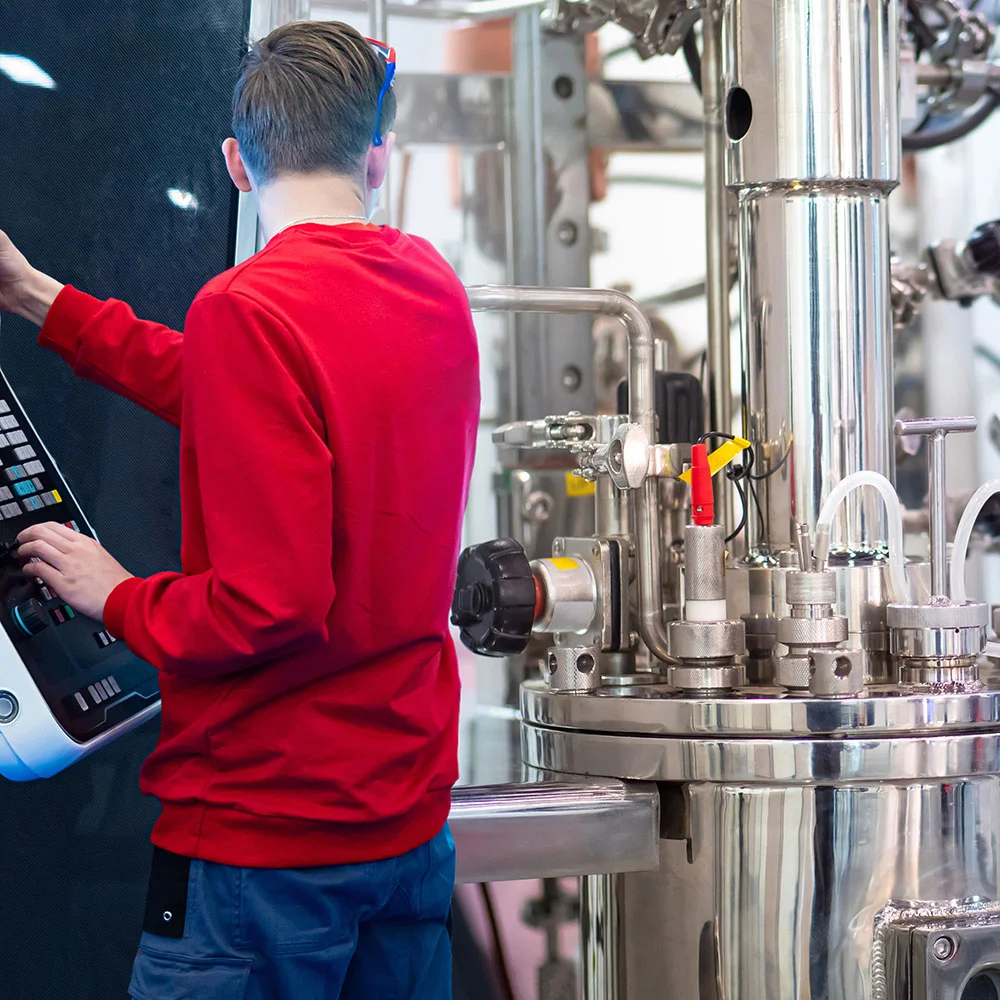Mass flow controller bioreactor