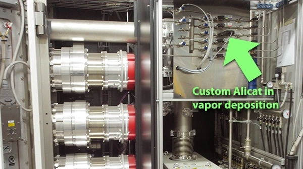 Duralar's physical vapor deposition system using Alicat Scientific instruments.