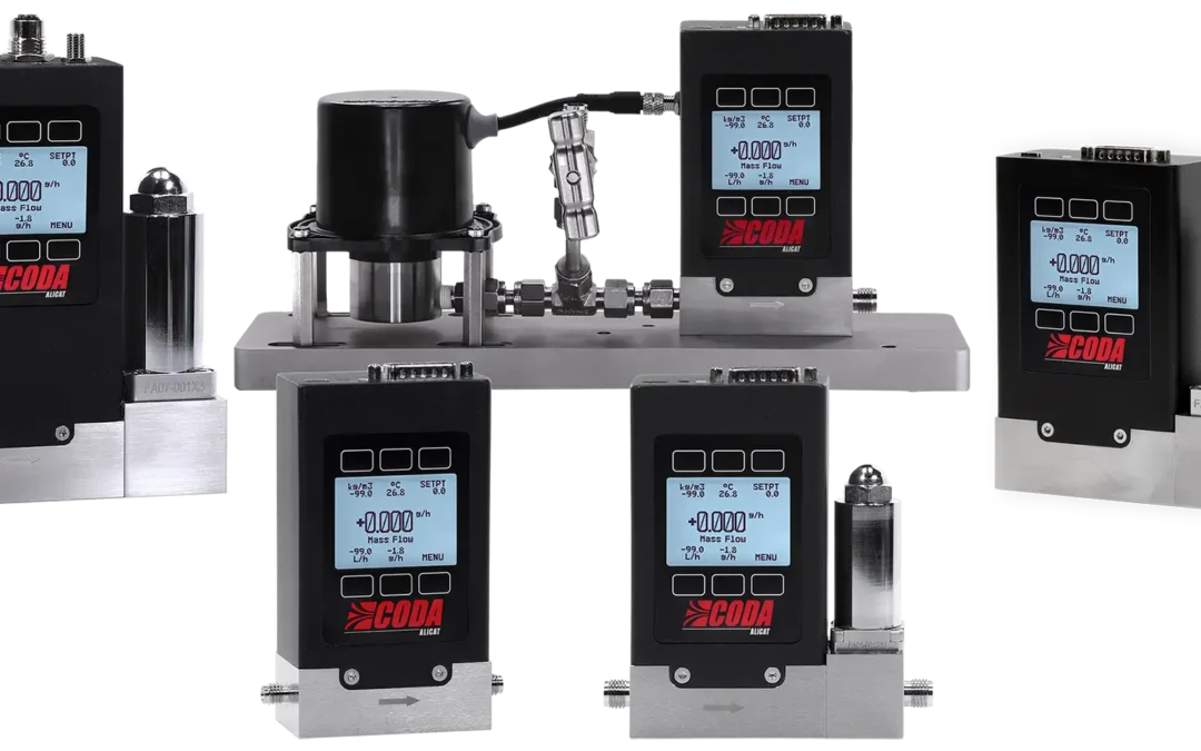 CODA Coriolis-Durchflussmesser, Steuergerät und Pumpe mit Schnittstelle aufgerüstet