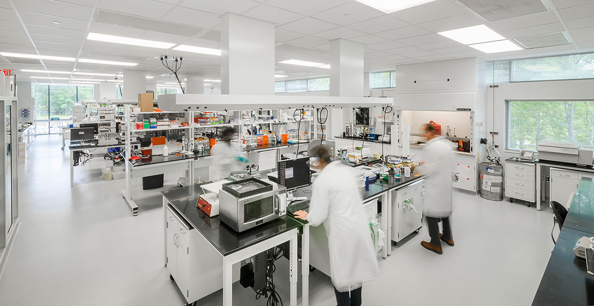 Photo of a research lab