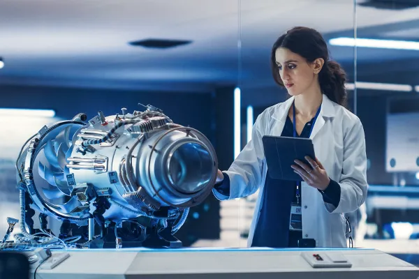 Photo of an aerospace engineer