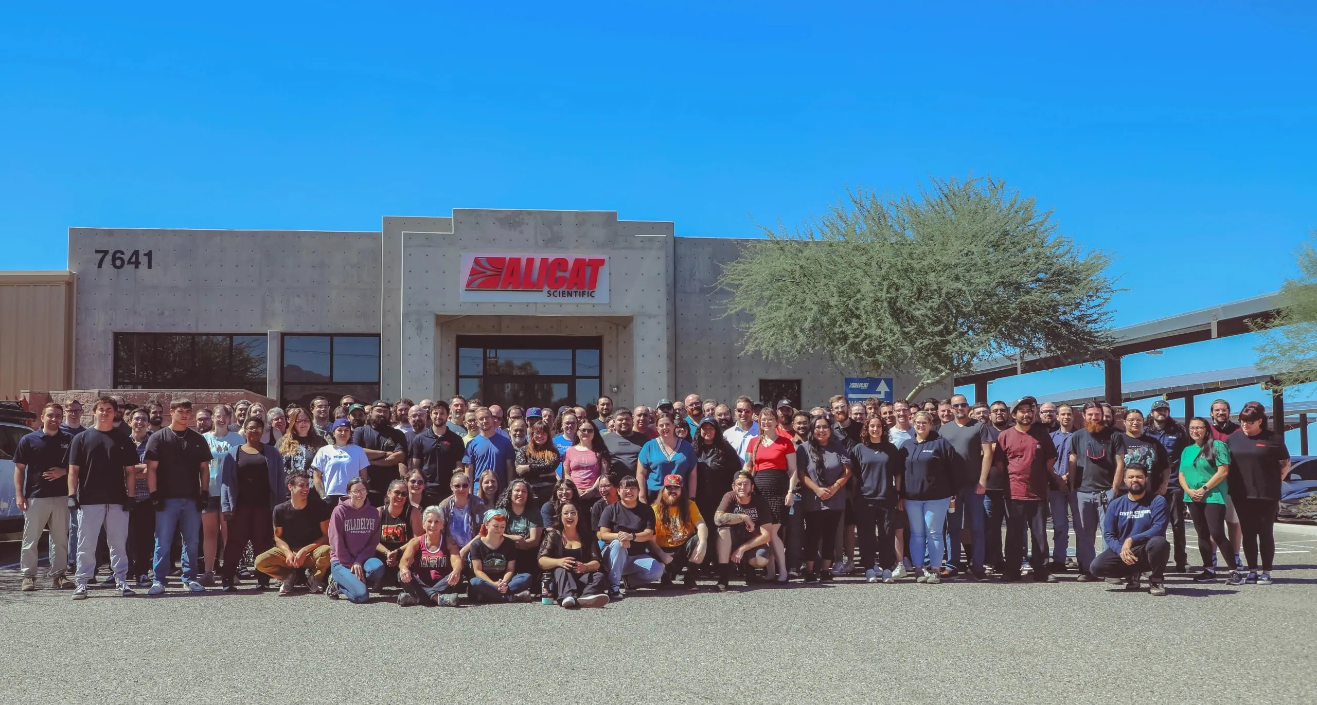 Company photo of the Alicat team