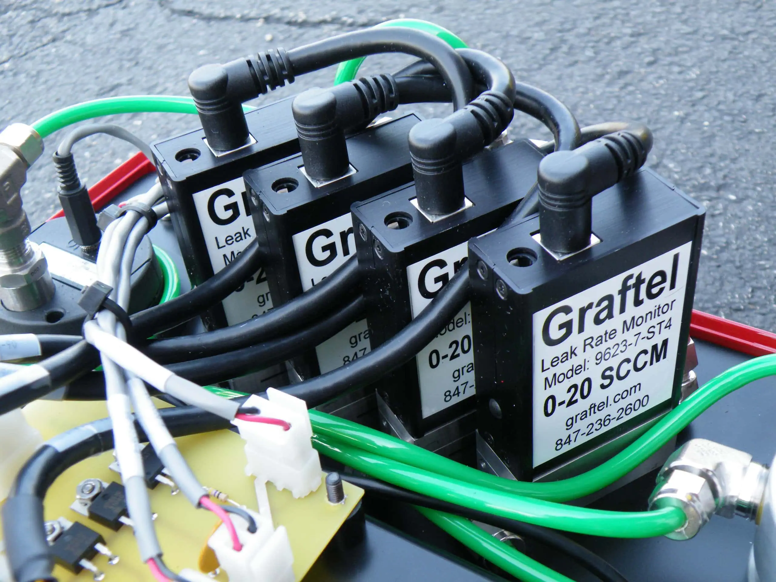 Alicat mass flow meters in Graftel LLRT standard