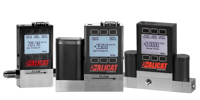 Photo of Alicat pressure controllers