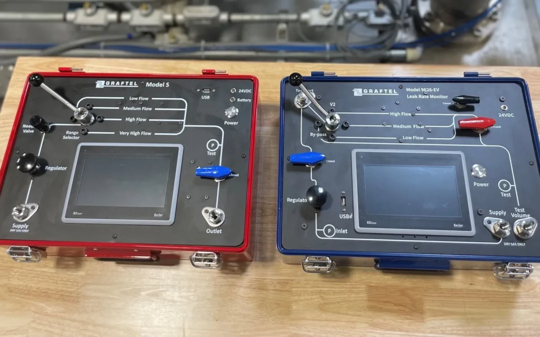 Graftel prüft die Funktion von Sensoren in nuklearen Lecküberwachungsanlagen