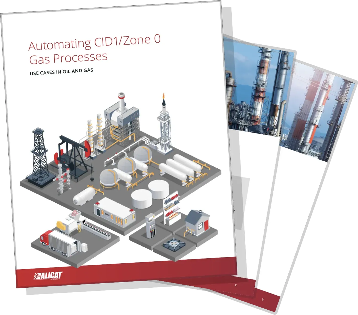Sample pages of the eBook titled Automating CID1/Zone 0 Gas Processes